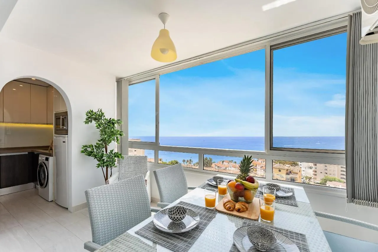 Apartamento Coastal Charm Renovated 2Bed Apt, Pool, Sea Views Benalmádena
